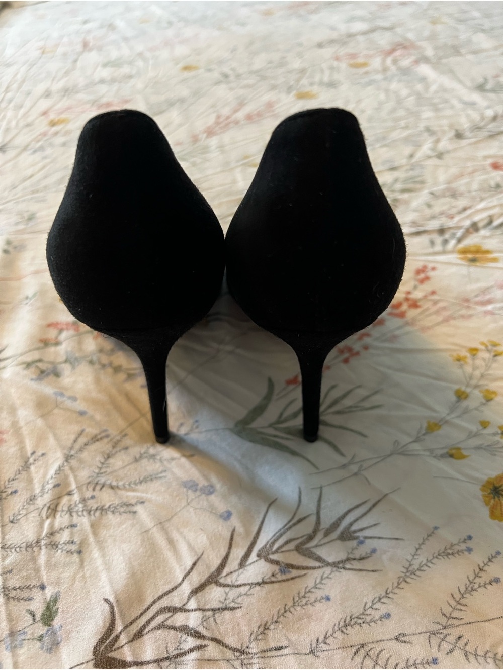 Dior Black Suede Pointed-Toe Stiletto Pumps